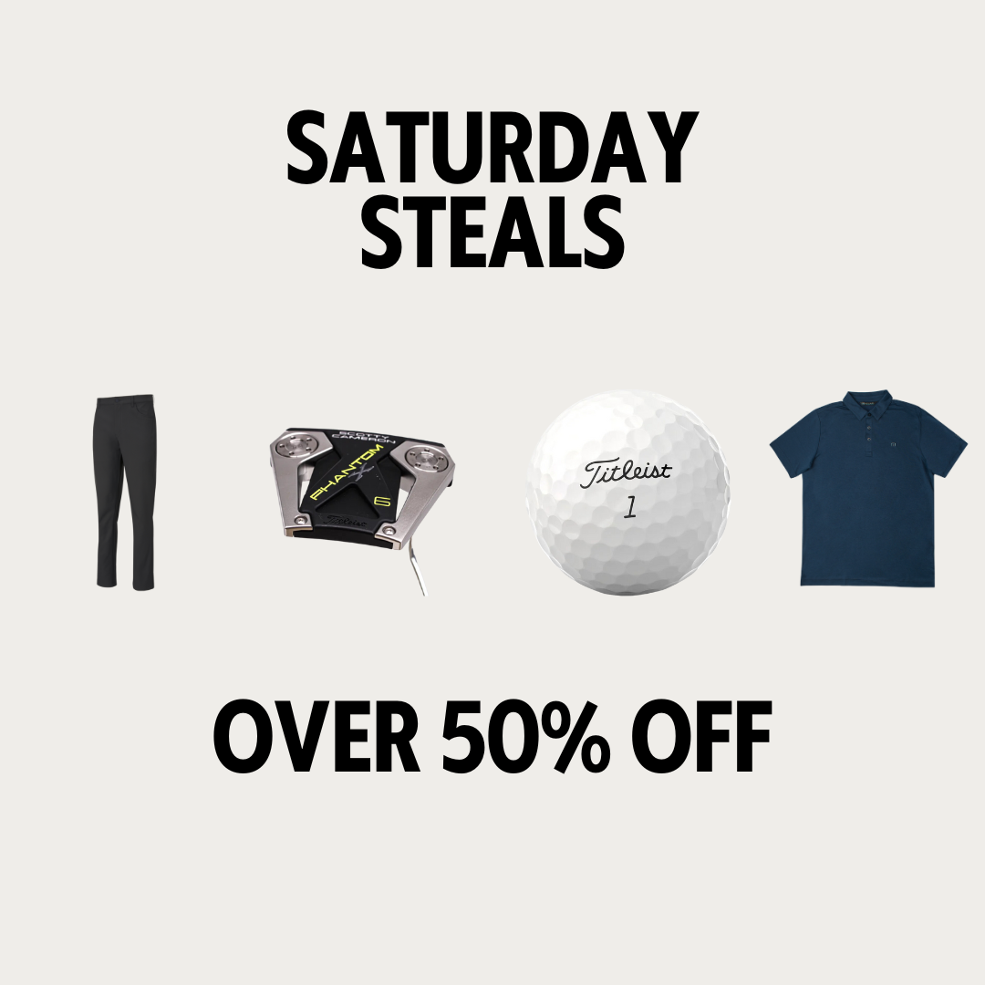 ⛳️ Saturday Golf Steals - Plus: Why 90% Of Golfers Can't Strike Irons, Valspar Update, and more.