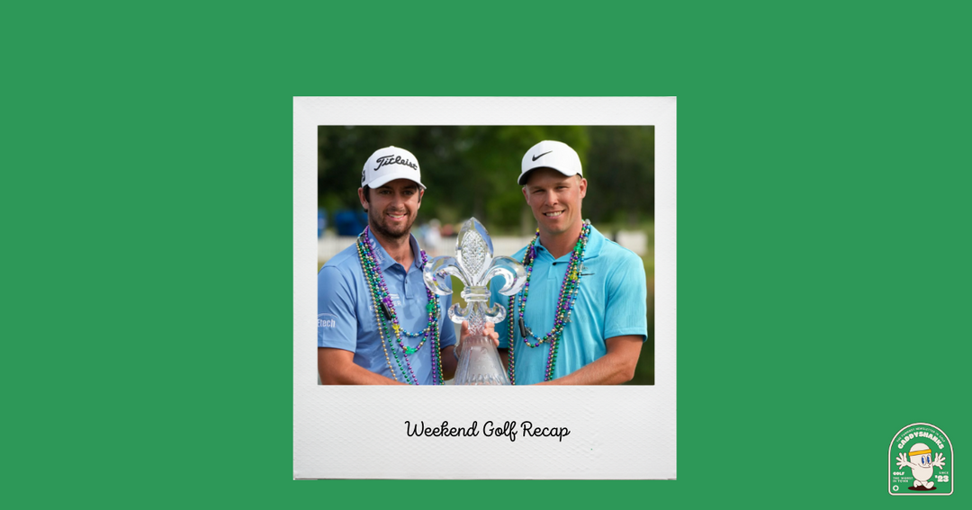 This weekends golf recap is here.  - Everything you missed from this past weekend in golf.