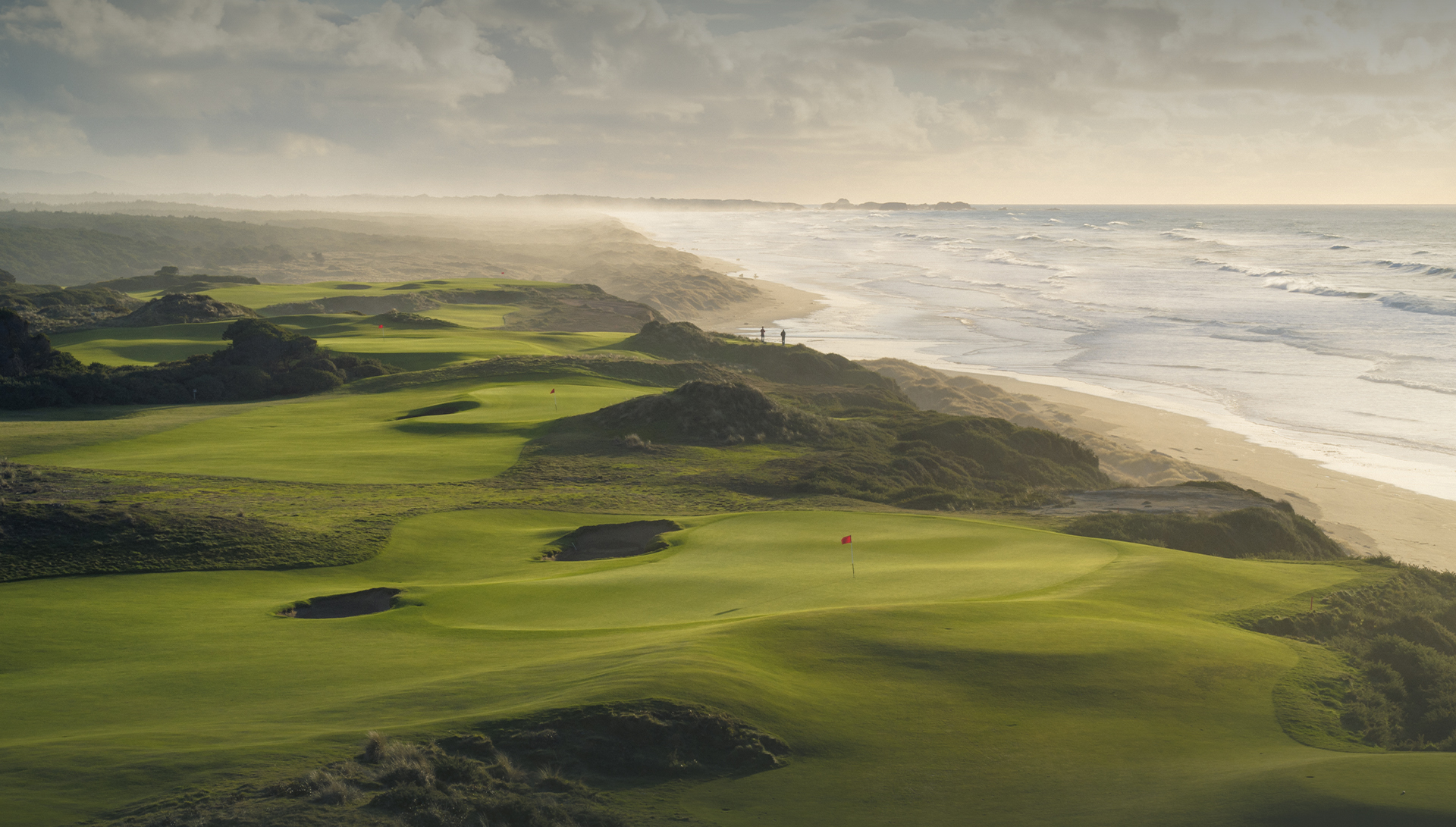 Bandon Dunes Golf Resort links course on Oregon Pacific coast